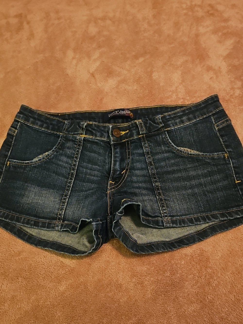 Levi's Dark Blue Denim Jean Shorts